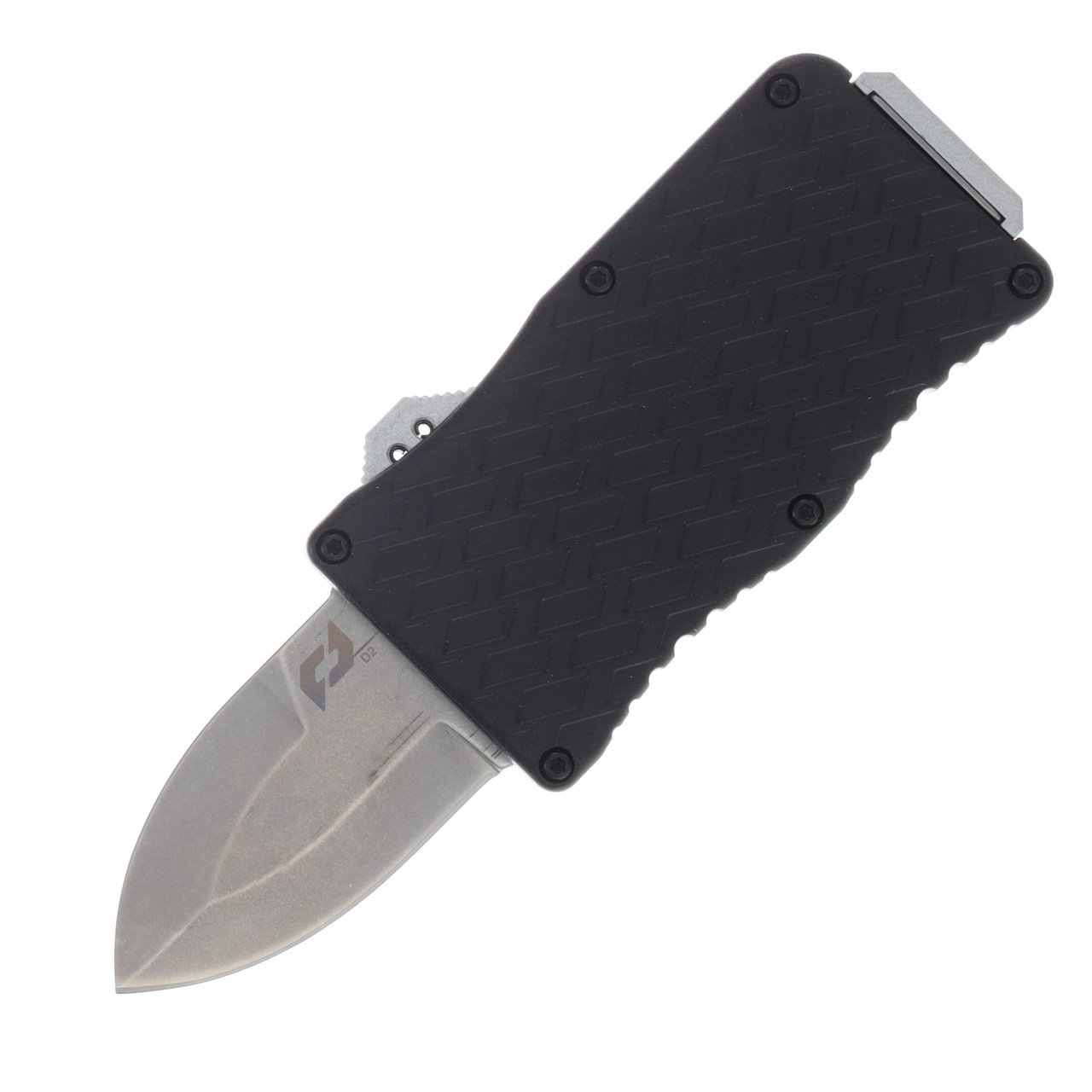 Schrade Uproar Mini D/A OTF Auto Black Aluminum Handle D2 Blade 1135969