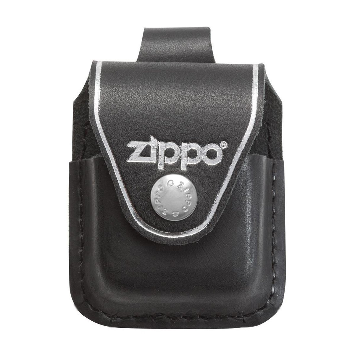 Zippo Leather Lighter Sheath Black Clip