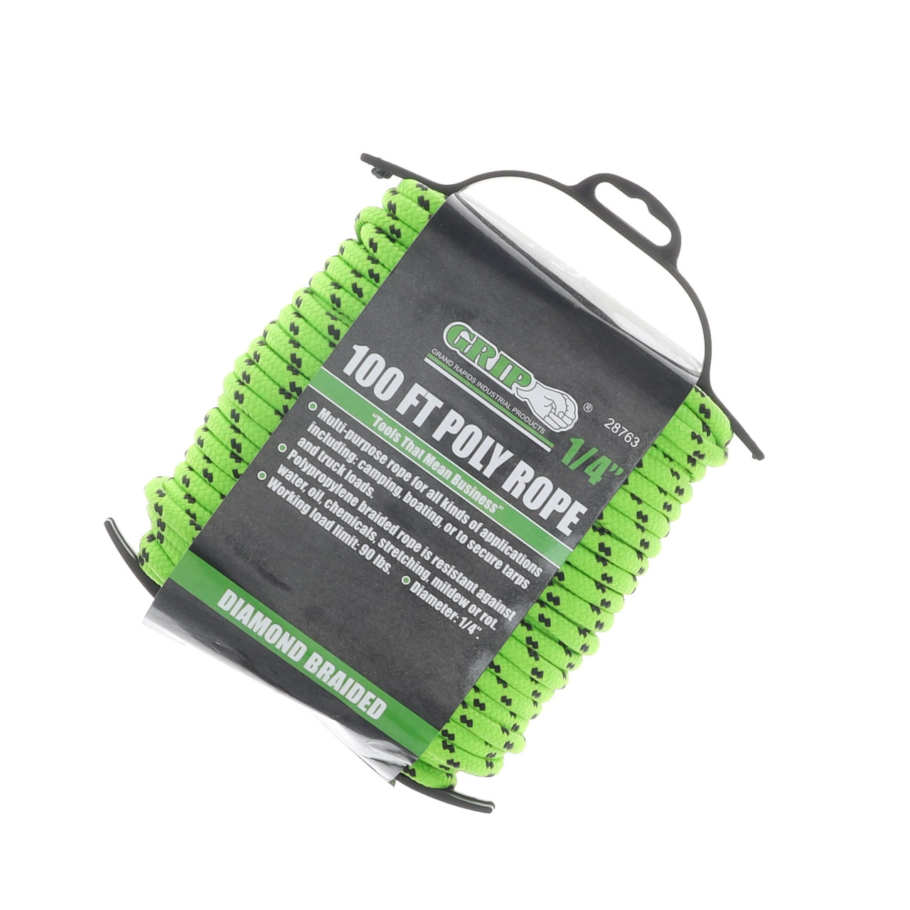 GRIP 1/4In X 100ft. Poly Rope GRIP28763