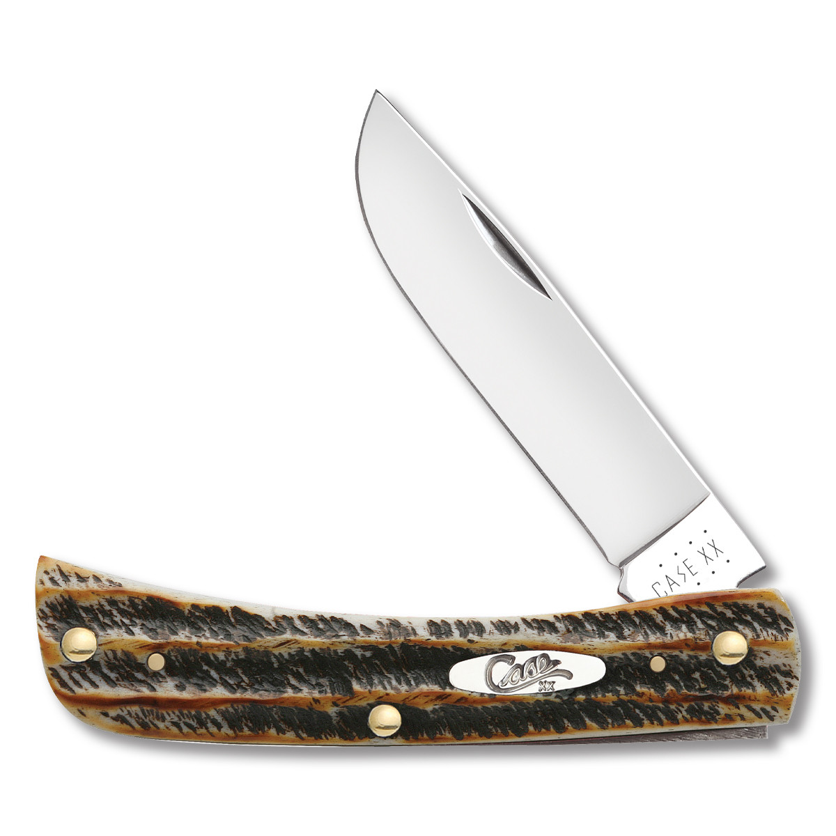 Case 6.5 BoneStag Sod Buster Jr Folding Knife
