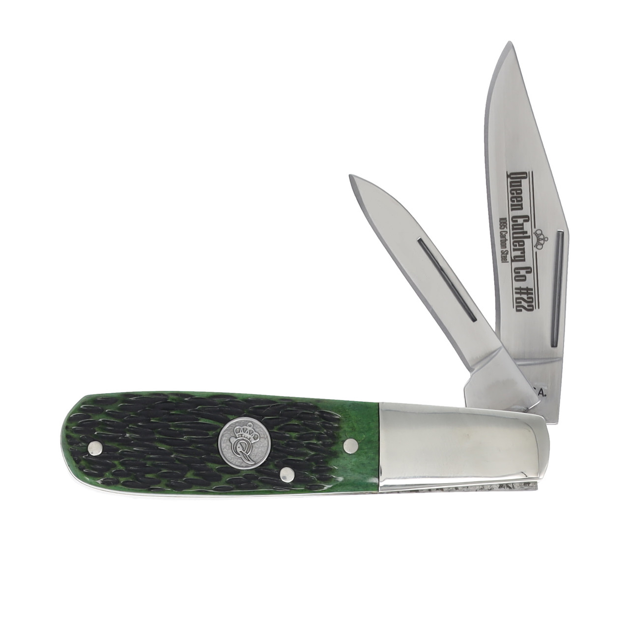 Queen USA-Made Green Smooth Bone Barlow