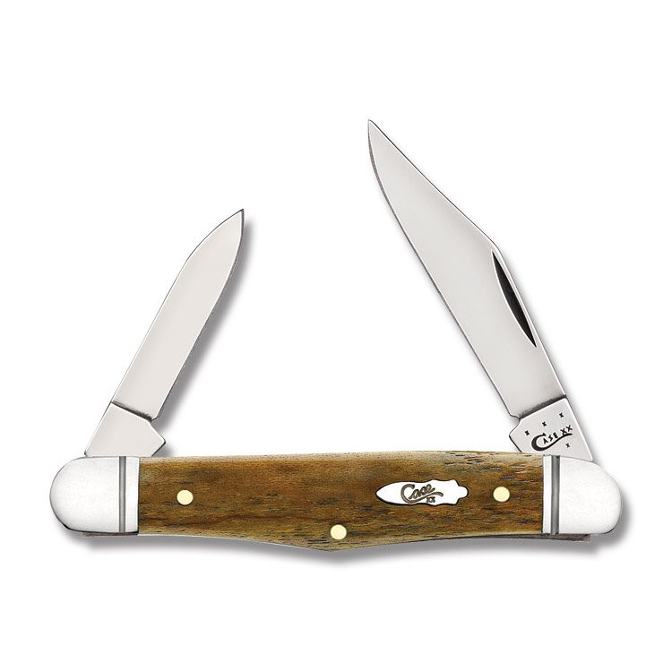 Case XX Smooth Antique Bone Half Whittler Folding Knife CA58189