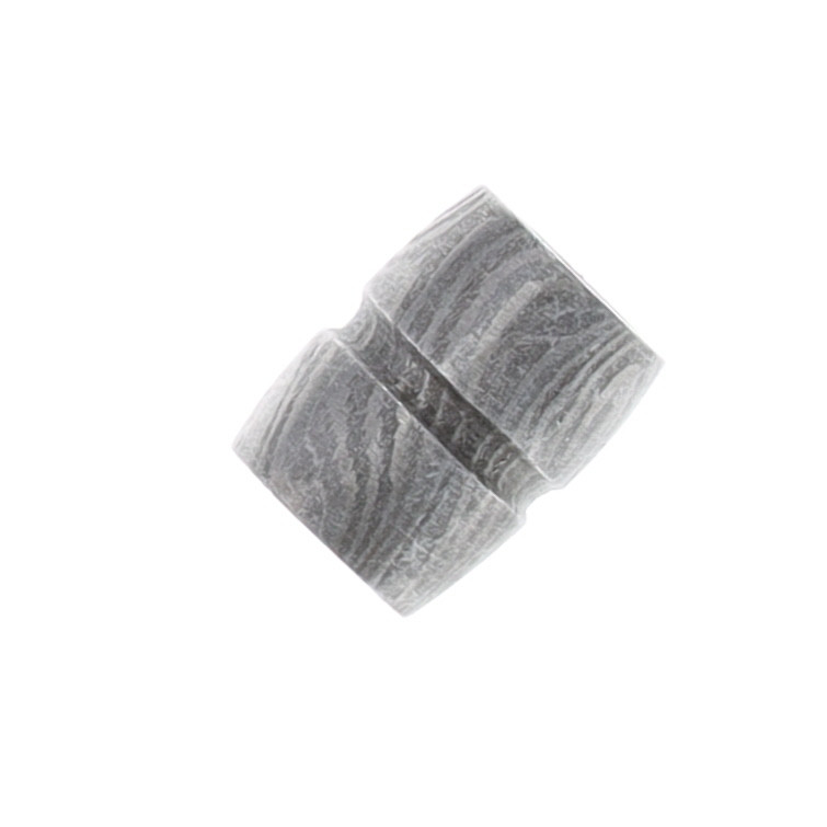 Damascus Bisect Groove Bead DA23
