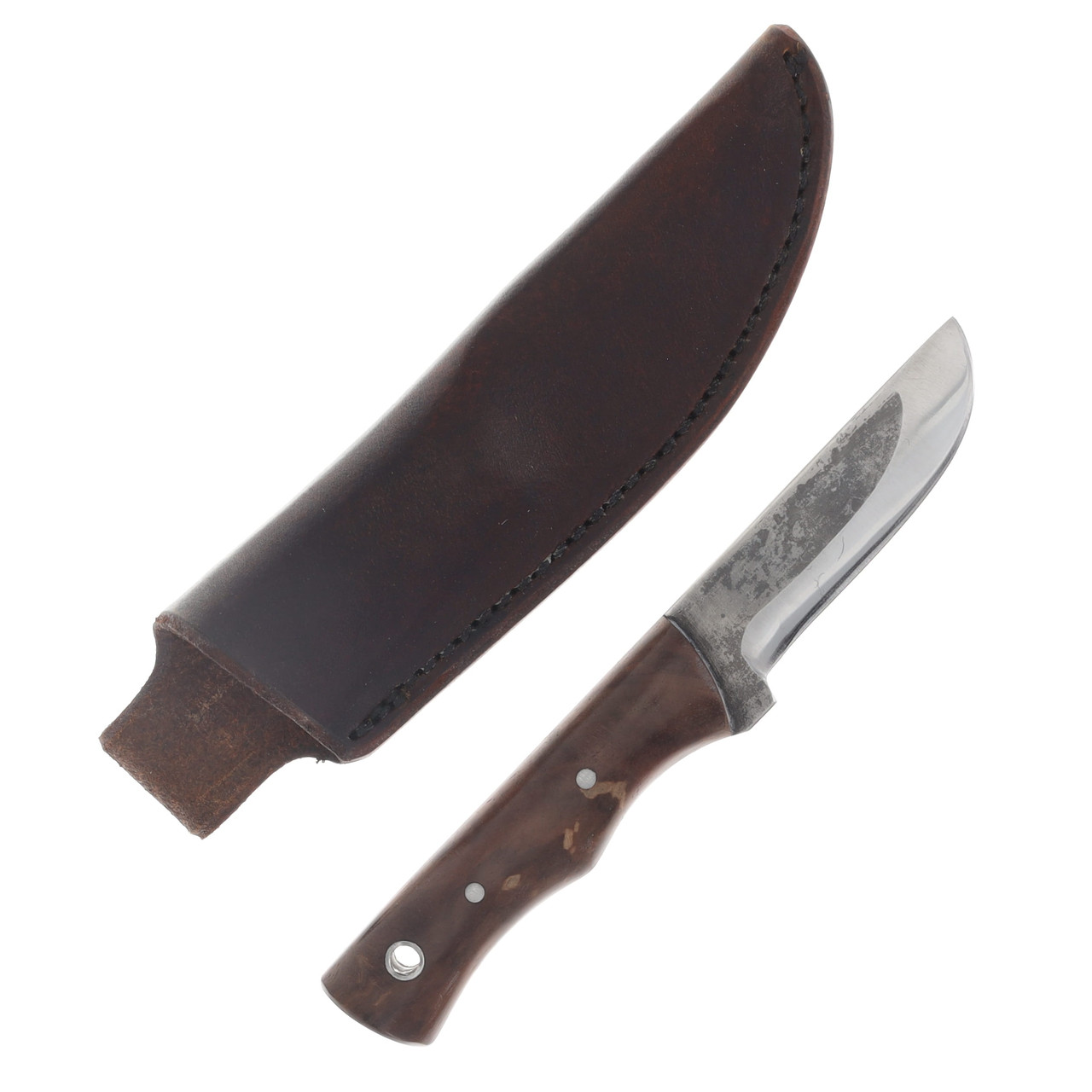 Weatherford Flat Back 1095 6" Walnut Handle Fixed Blade WKC758