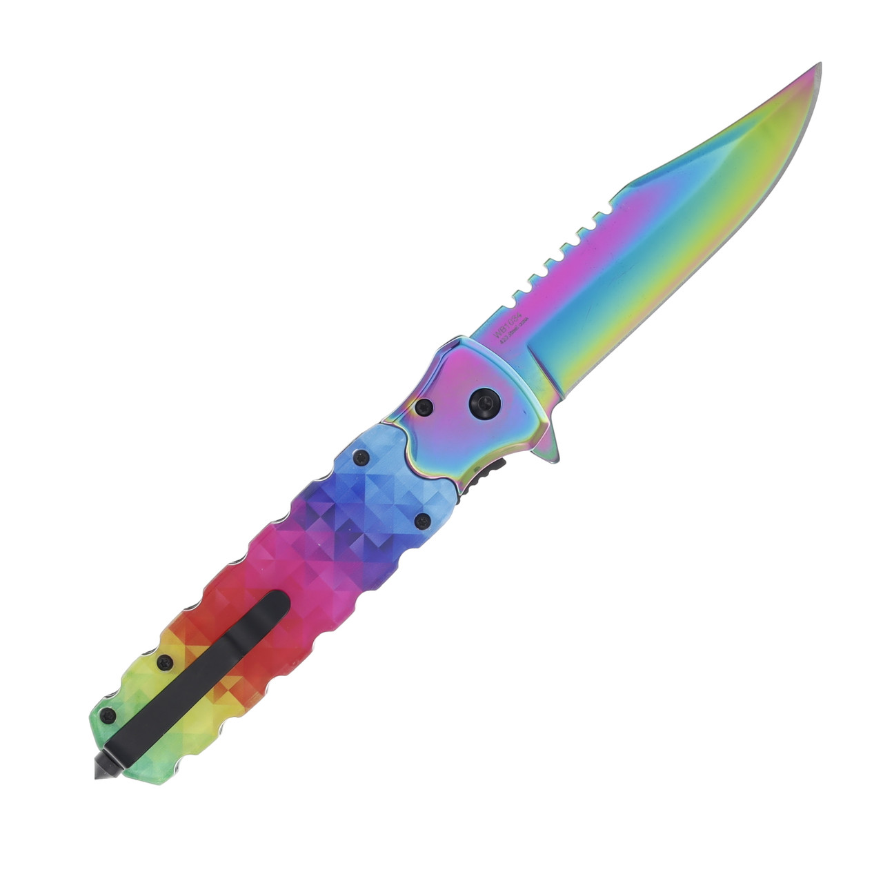 Wild Boar Rainbow Spectrum Linerlock Folding Knife WB1034 - Smoky
