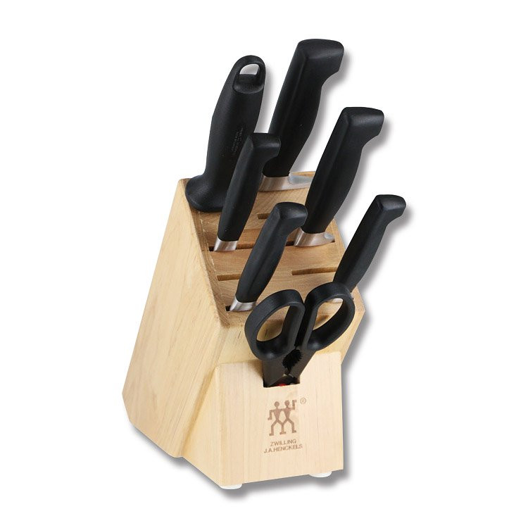Zwilling J.A. Henckels Four Star 8 Piece Block Set 1018574 - Smoky