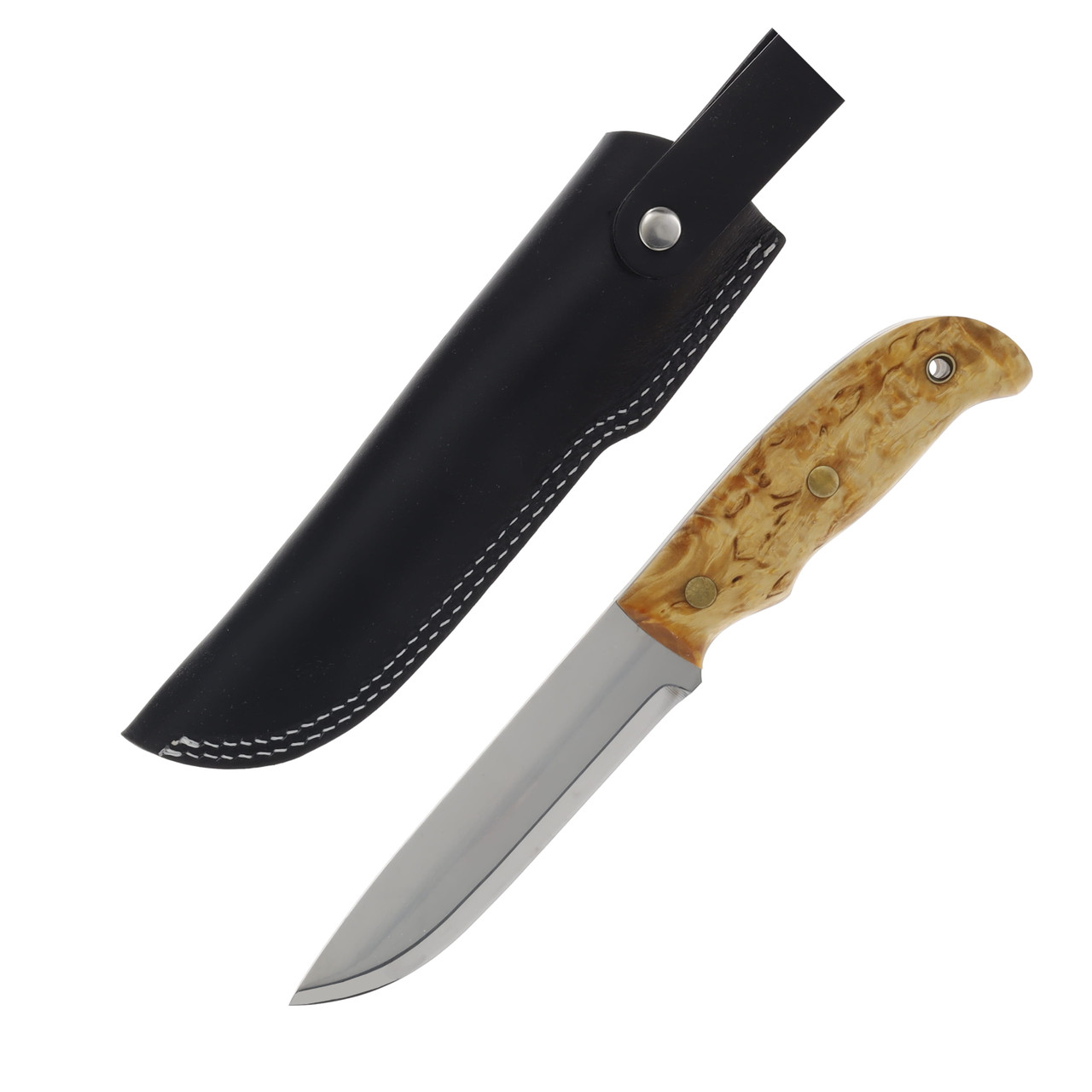 Helle Knives Didi Galgalu Fixed Blade Knife African Kiaat and 
