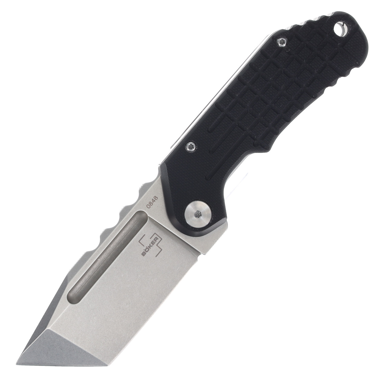 Boker Plus Dvalin Folding Knife 2.8in Plain Edge Textured G10