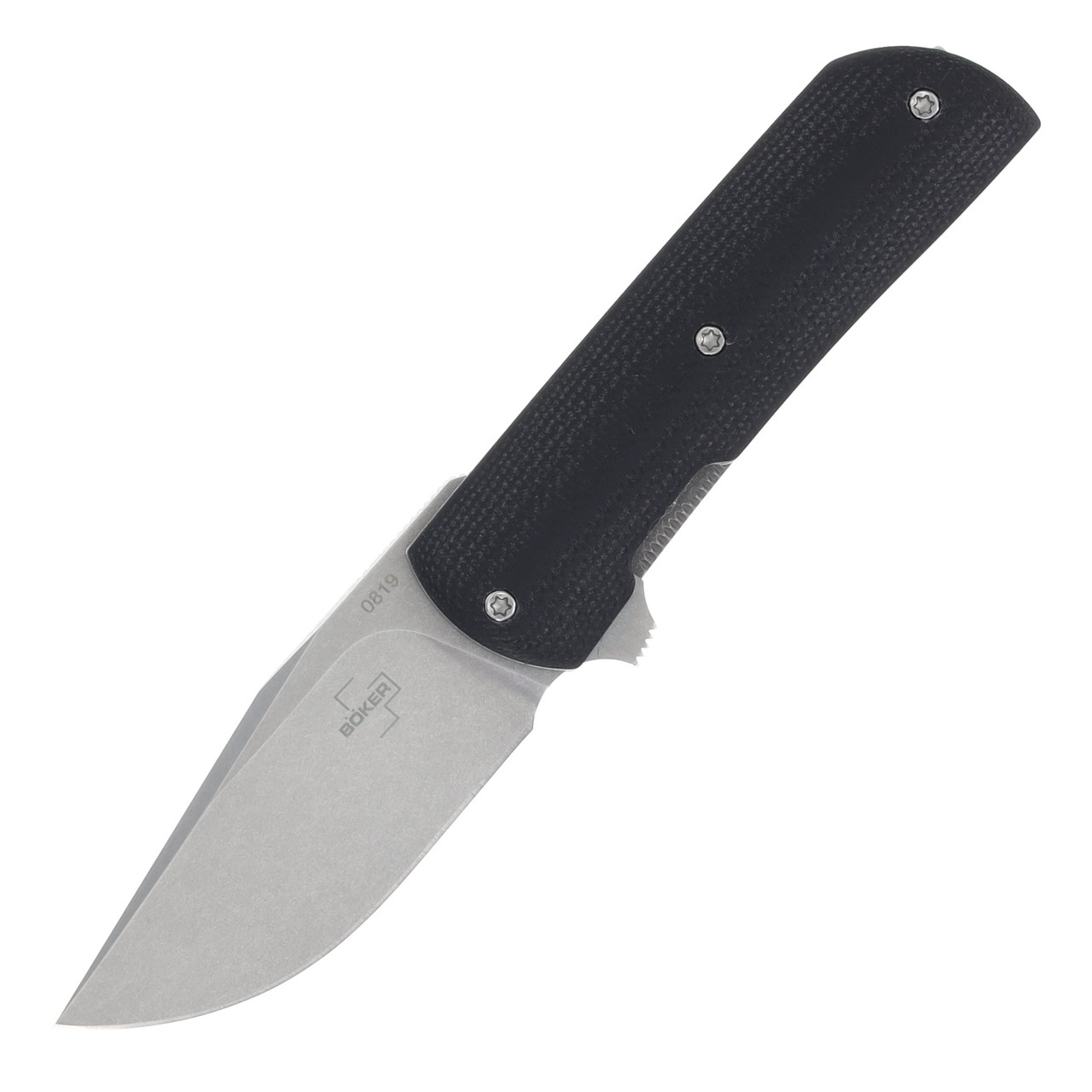 Boker Plus Urban Trapper Stubby Folding Knife 1.97in Plain G10