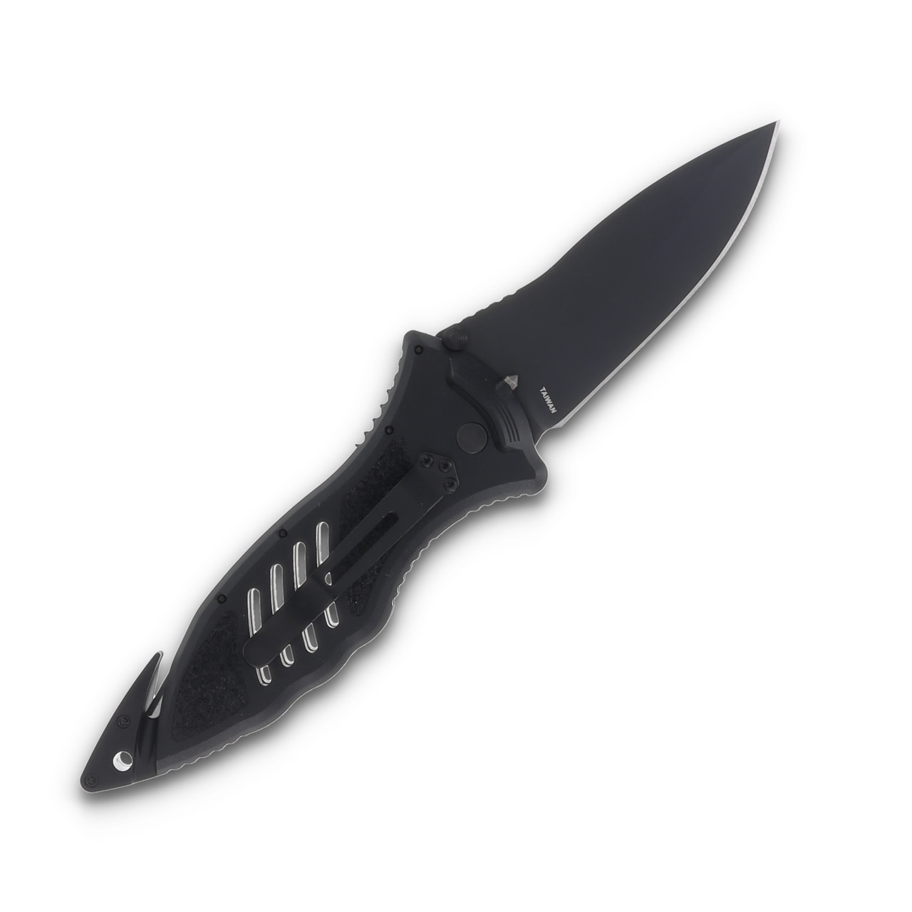 Blackhawk CQD Large Button Lock Knife 3.75in Black Drop Blackhawk CQD Large Button Lock Knife 3.75in Black Drop