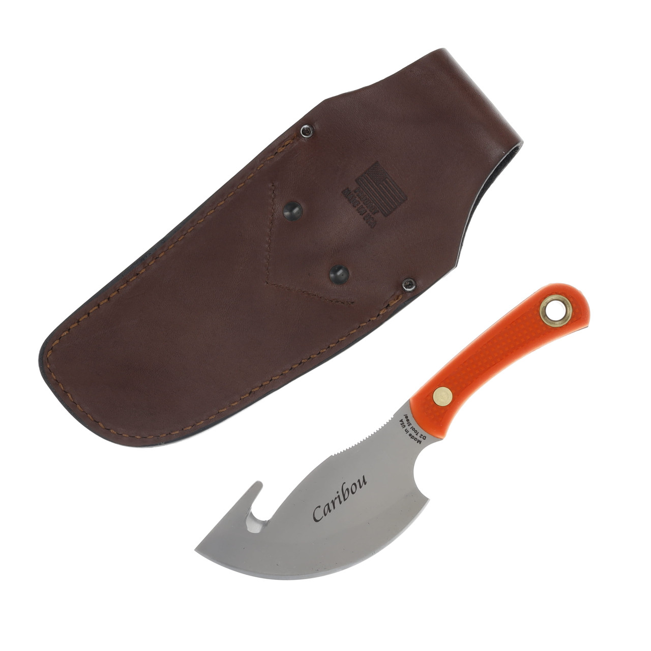 Knives of Alaska Caribou Orange Suregrip KOA00017FG