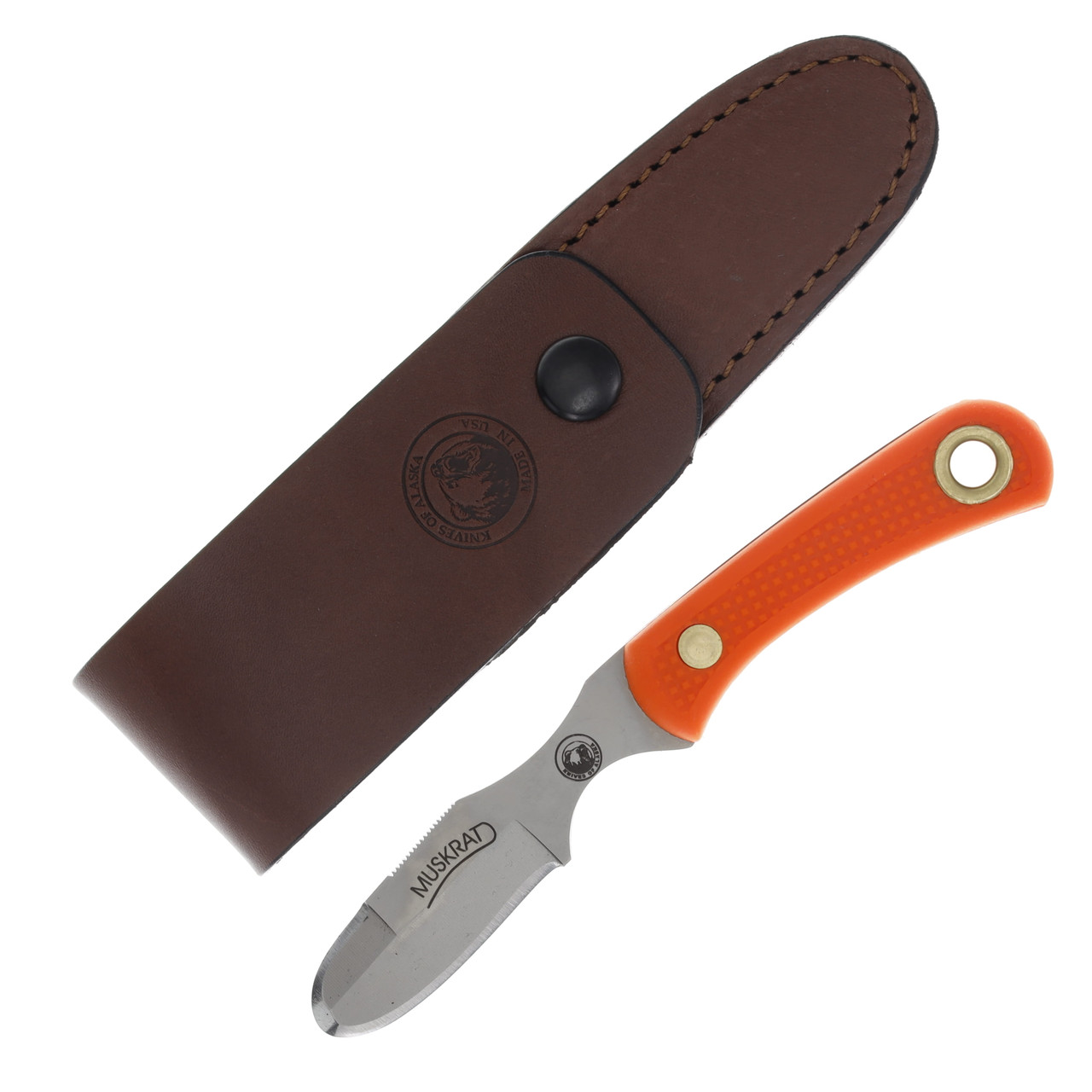 Knives Of Alaska Muskrat Orange Fixed KOA00068FG