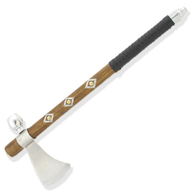 SZCO Supplies Traditional Tomahawk Peace Pipe Wood 19in