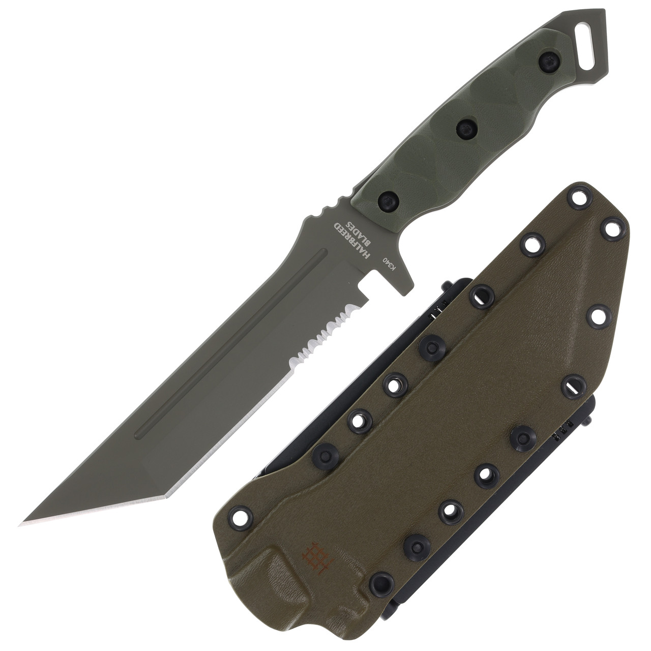 Halfbreed Medium Infantry Knife Ranger Green 6.69in PS Ranger