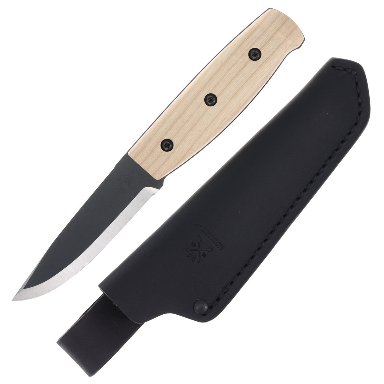 Morakniv Knives Wit BlackBlade Fixed Blade Ash Wood 4.06in Drop Point