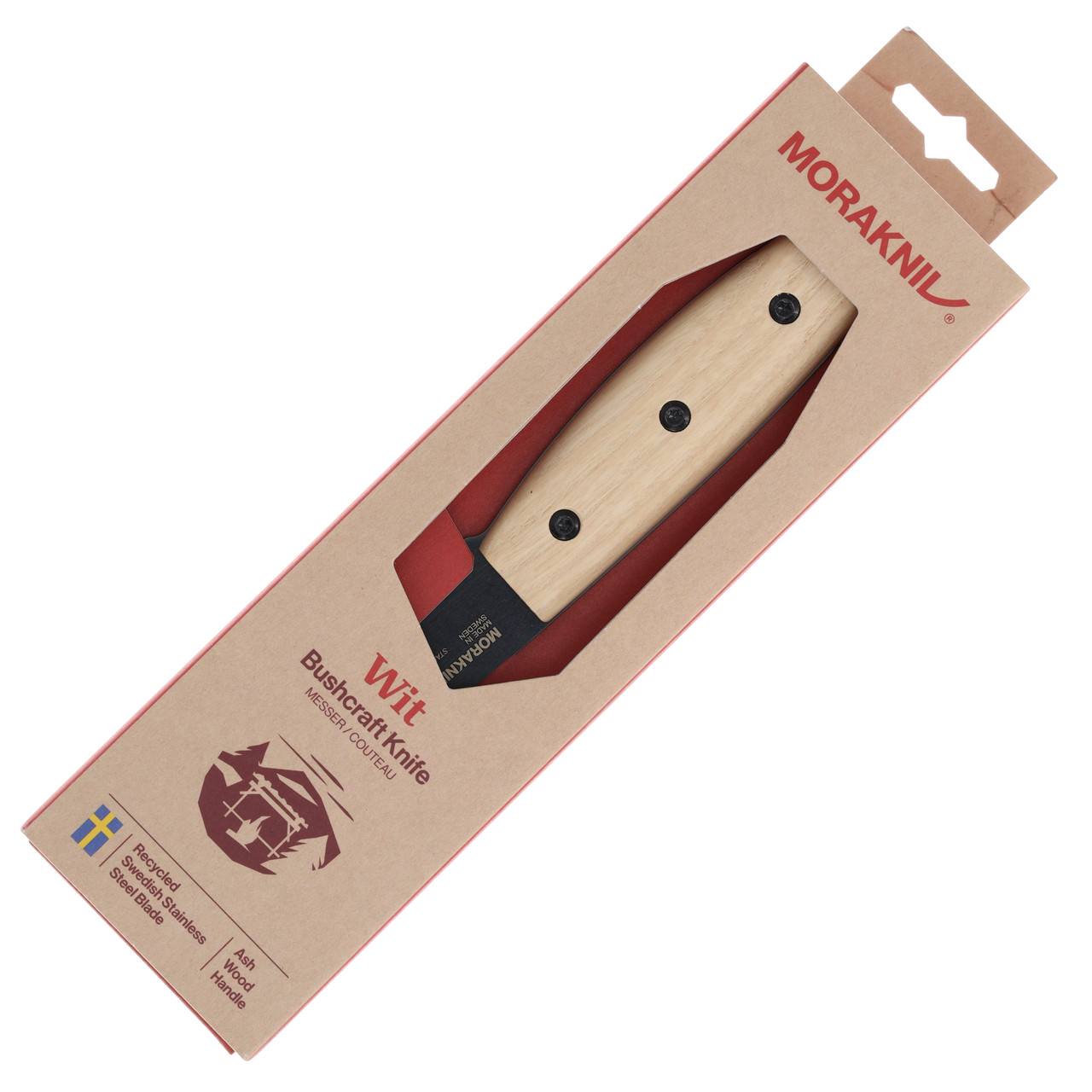 MoraKniv - Wit - Black Blade and Ash Wood - 14084 - knife