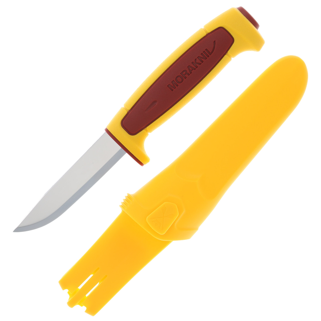 Morakniv 2023 Limited Edition Basic 546 Fixed Blade Knife (Dala Red/Yellow)  - Smoky Mountain Knife Works