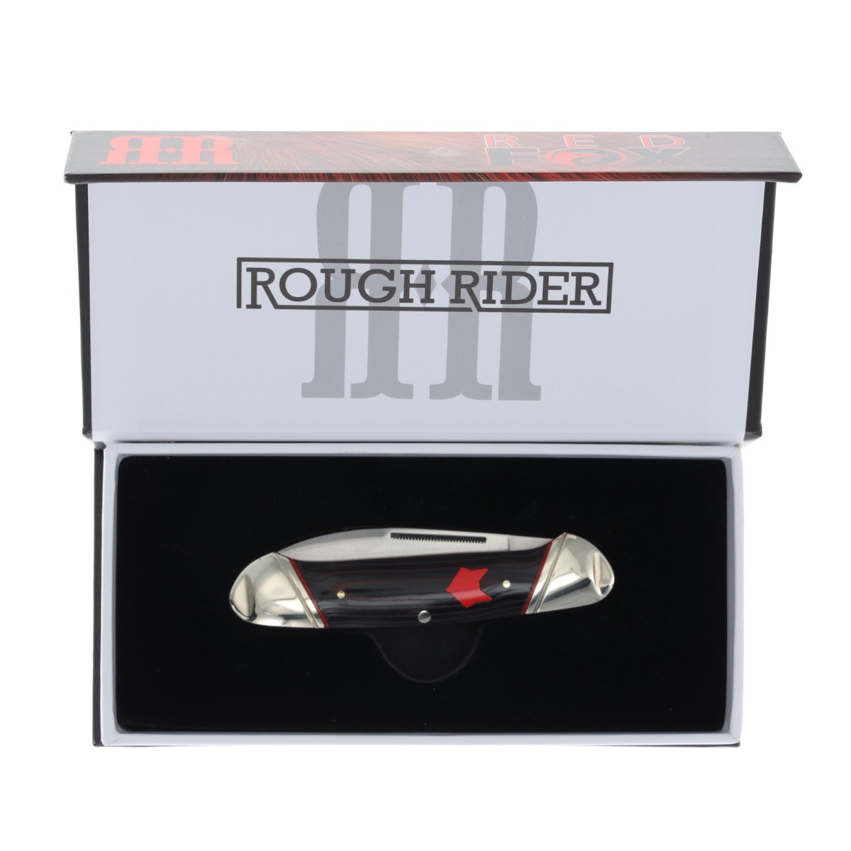 Rough Ryder Red Fox Canoe Folding Knife RR2297RF - Smoky Mountain