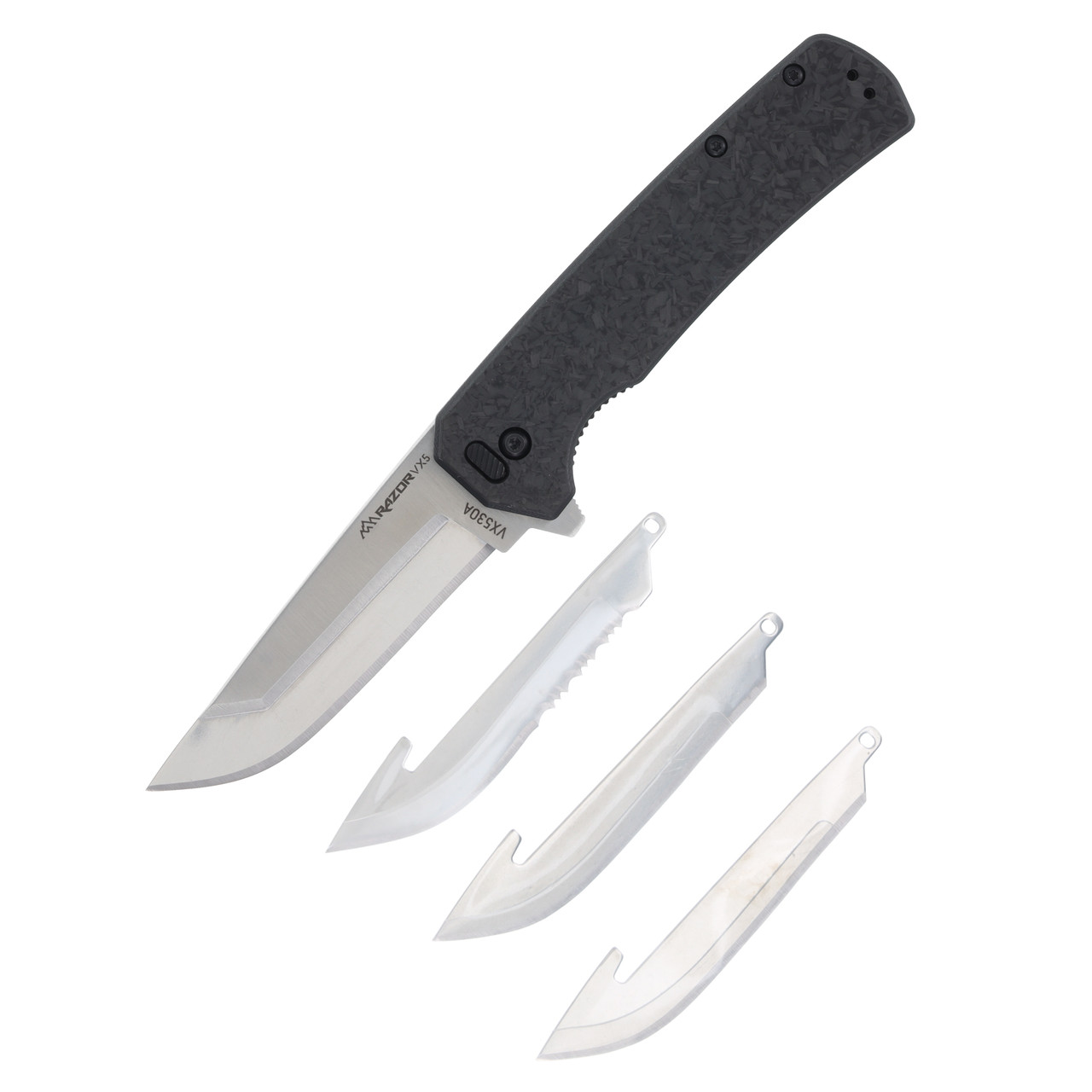 Outdoor Edge VX5 Spring-Assisted, Replaceable Blade Folding Knife