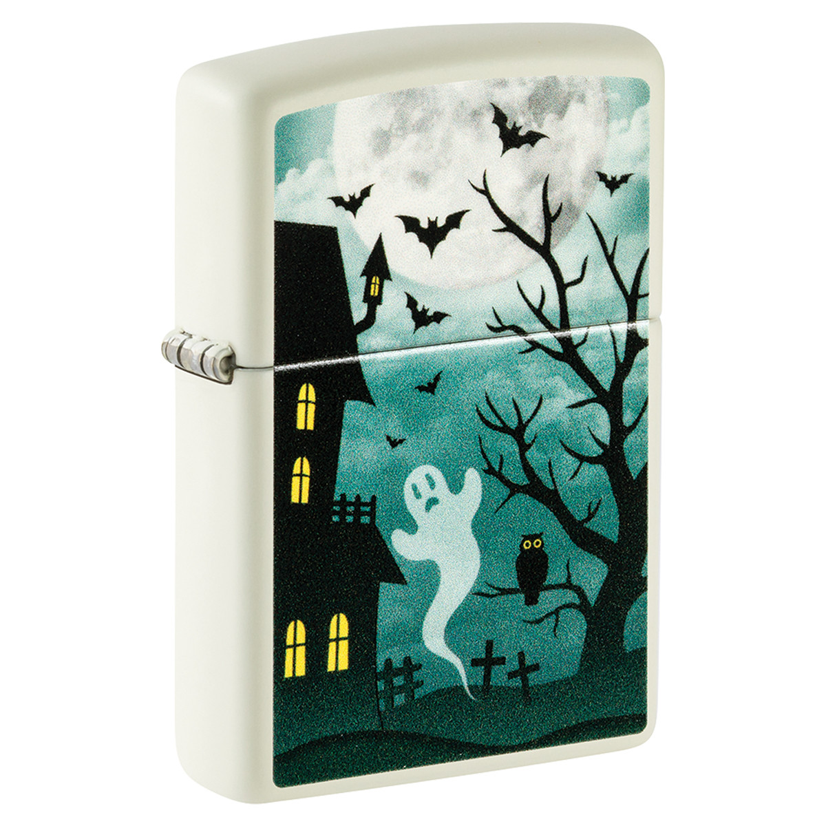 ASAYOSHI キイロ （sparkling night fog＋オリジナル） Zippo Spooky Glow In The Dark Ghost Lighter ZP48727 - Smoky