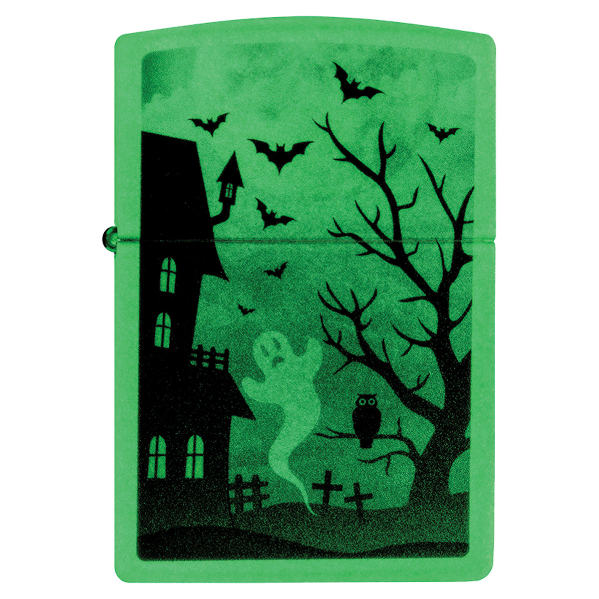 Zippo Spooky Glow In The Dark Ghost Lighter ZP48727 - Smoky
