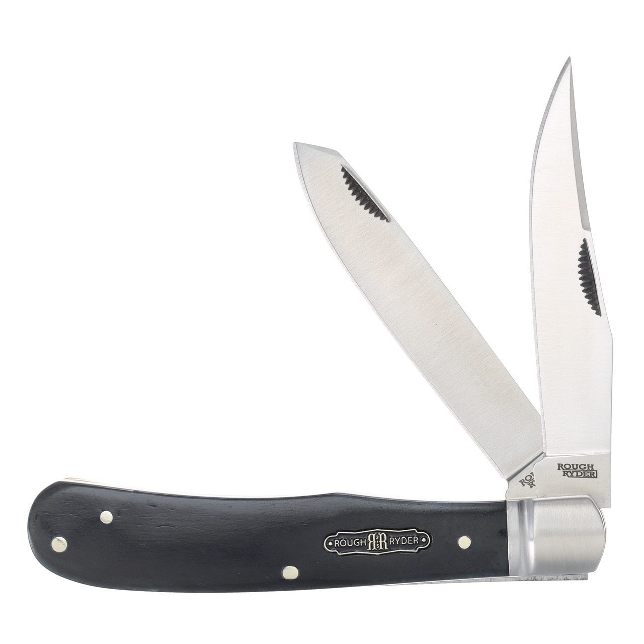b-boyセット ブリンブリンRuff Ryders ラフライダーズ ロカフェラ Rough Ryder Black Reserve Trapper Folding Knife (Black Smooth Bone
