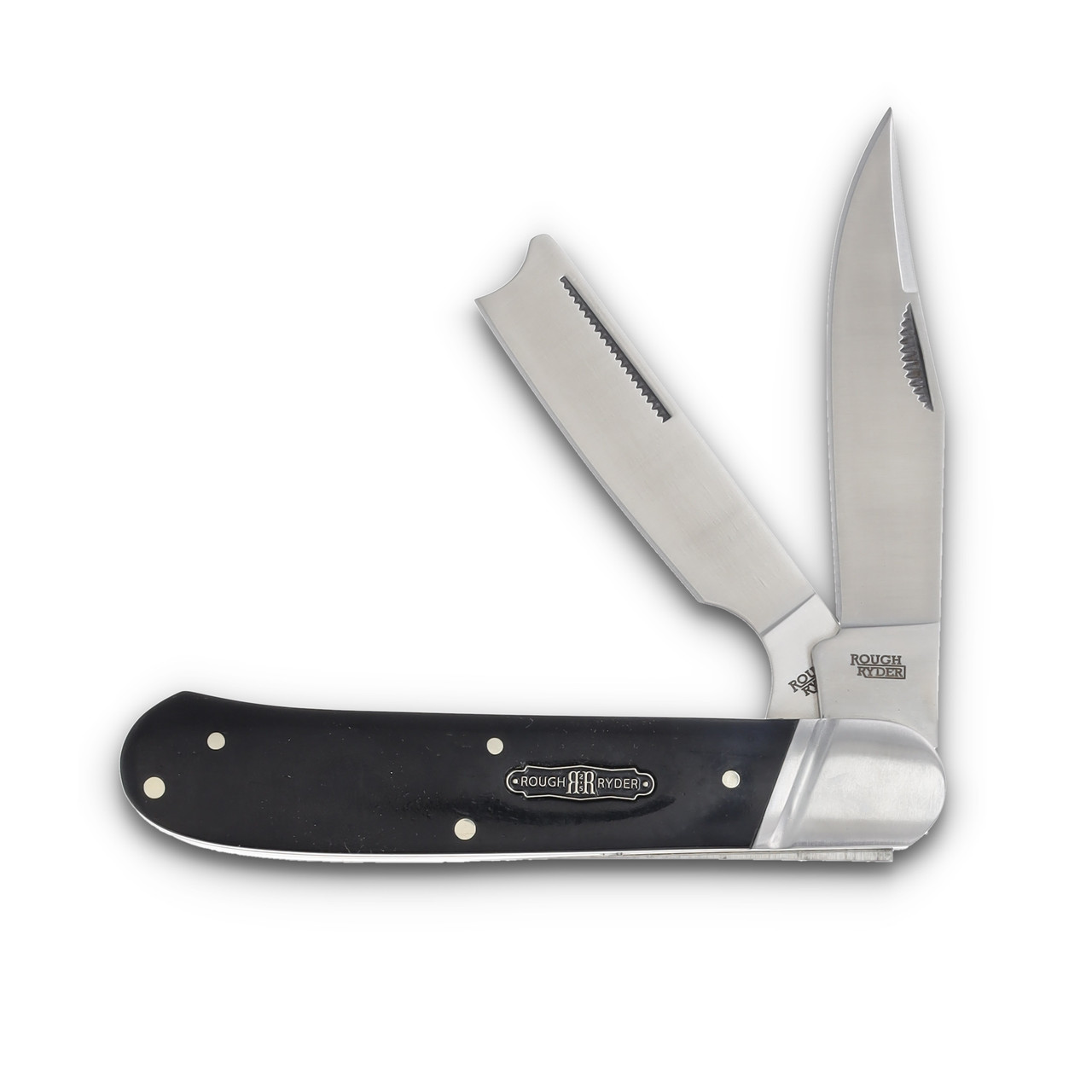 Rough Ryder Black Reserve Barehead One-Arm Razor Folding Knife