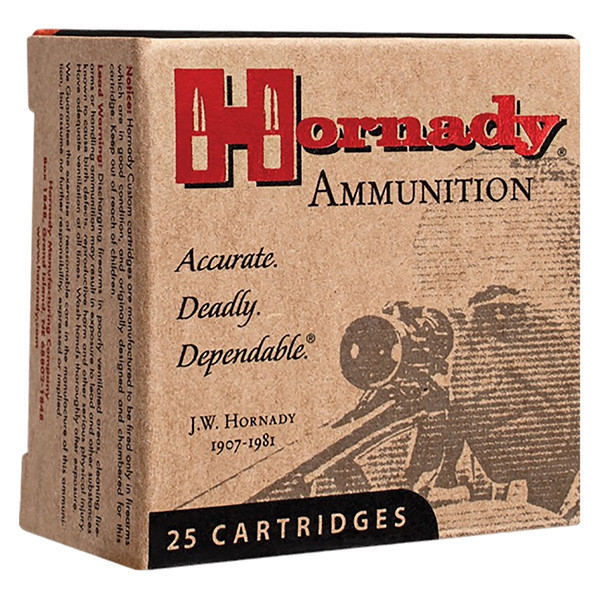 Hornady Custom Handgun 50 Action Express Ammunition 20 Rounds Brass Centerfire 300 Grain Hornady XTP Hollow Point