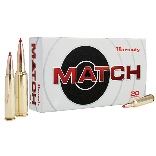 Hornady Match 6.5 Creedmoor Rifle Ammunition 20 Rounds Brass Centerfire 120 Gain ELD Match