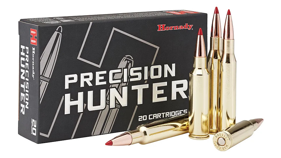 Hornady Precision Hunter 30-378 Weatherby Magnum 220 Grain Nickel Plated Centerfire 20 Rounds ELD-X