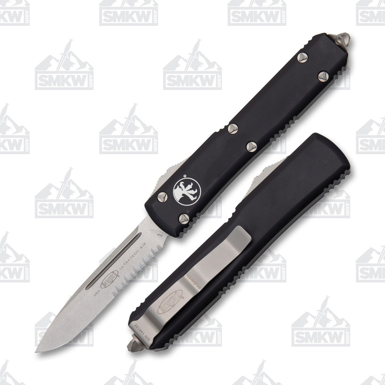 Microtech Ultratech Out-The-Front Automatic Knife (S/E Stonewash P 