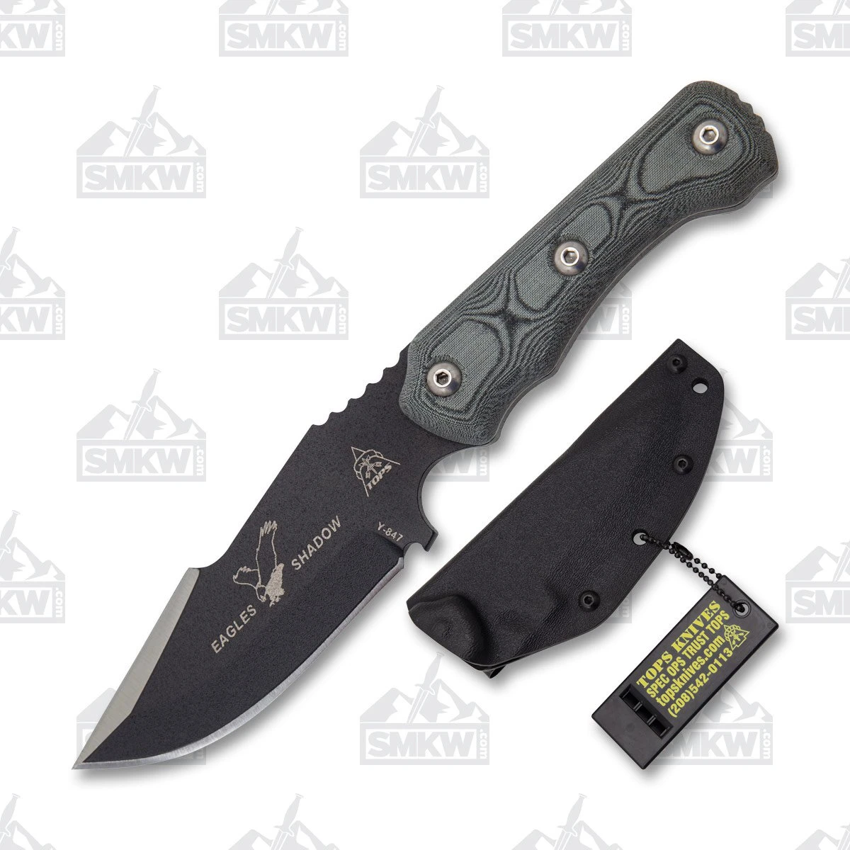 TOPS Eagle's Shadow Fixed Blade TPESH01