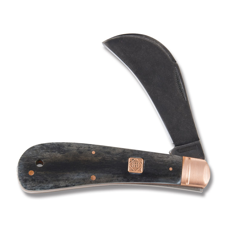 Rough Ryder Copper Hawkbill Folding Knife. front