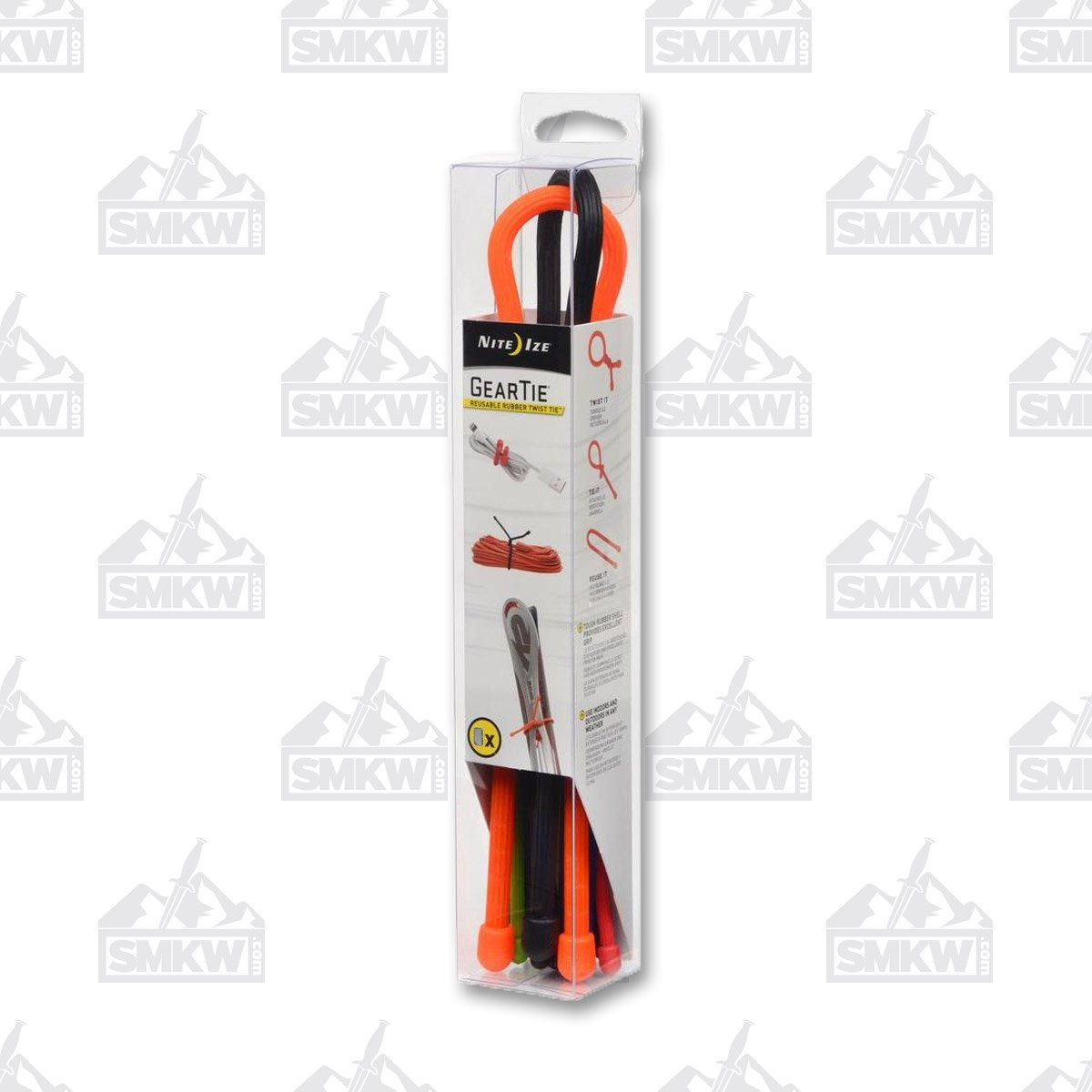 NITE IZE GEAR TIE ASSORTMENT 8 P NIGT33061