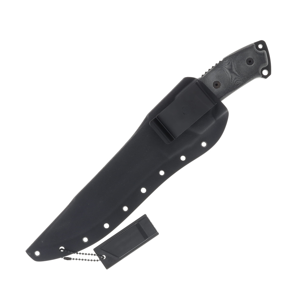 TOPS Firestrike 45 Fixed Blade Knife 1095 Black Linen Micarta
