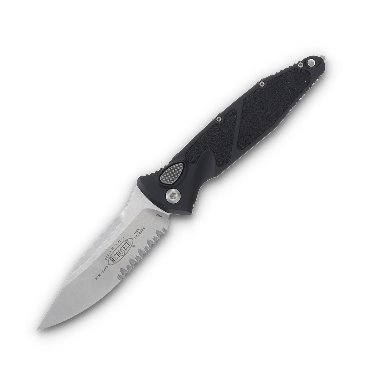 Microtech Socom Elite S/E Auto Stonewash partially serrated
