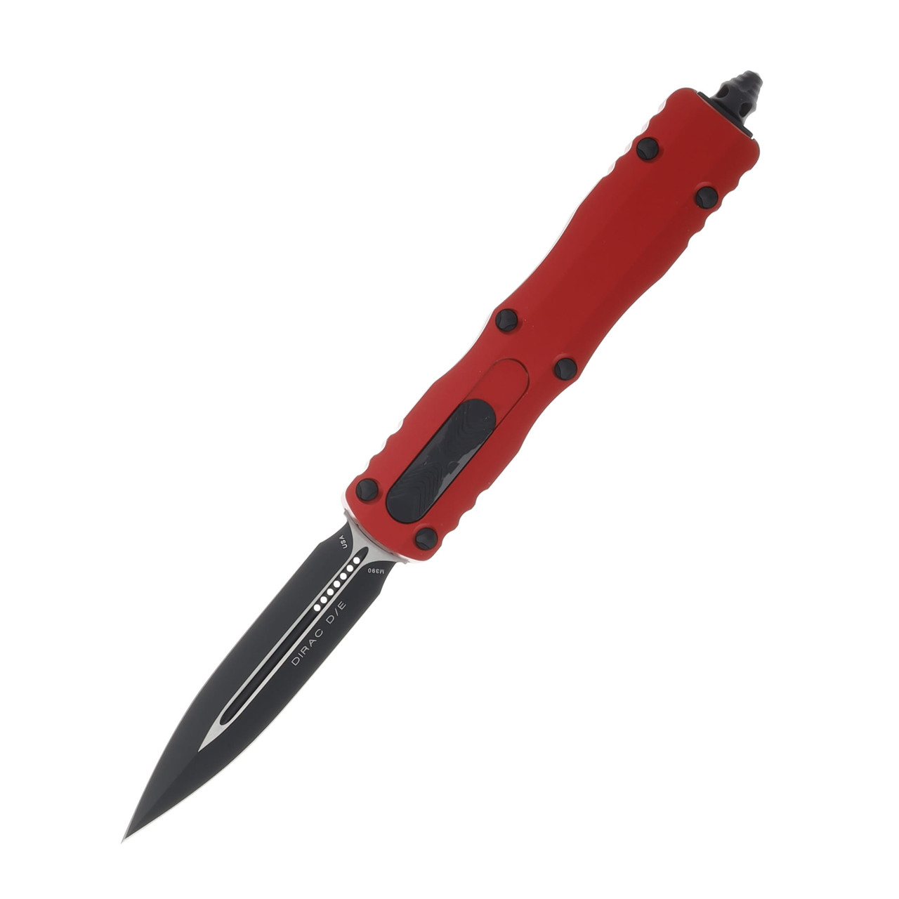 Microtech Dirac OTF Automatic Knife Black D/E Red Aluminum