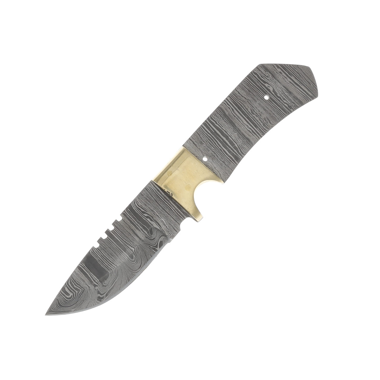 3.75 Inch Damascus Hunter Blade Blank BL135D