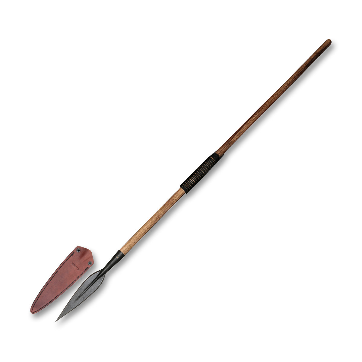 Condor Tool and Knife African Congo Spear Burnt Hardwood 64in