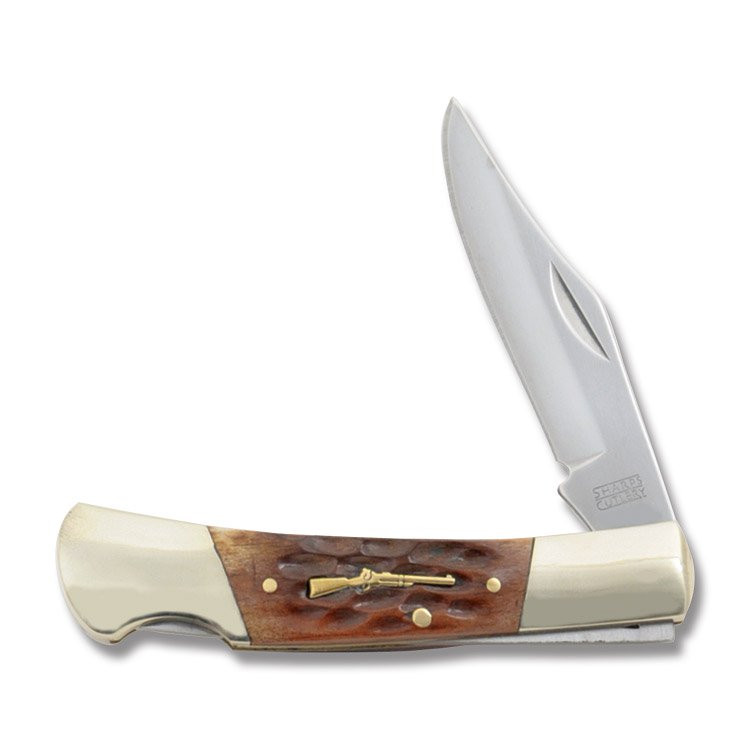 Sharps Cutlery Barracuda Brown Jig Bone