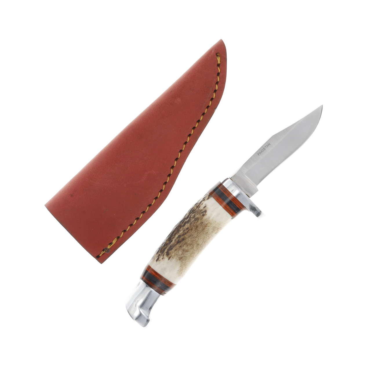Frost Whitetail Cutlery Stag Pakkawood Fixed Blade Hunting Knife FRWT1003