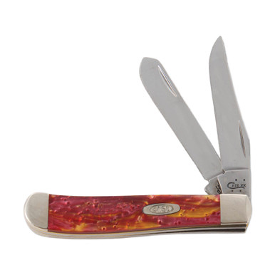 Case XX Golden Ruby Corelon Mini Trapper Folding Knife