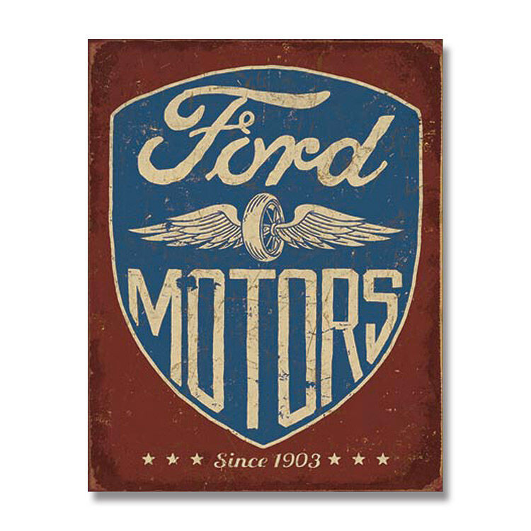 Ford Motors Tin Sign SG2205