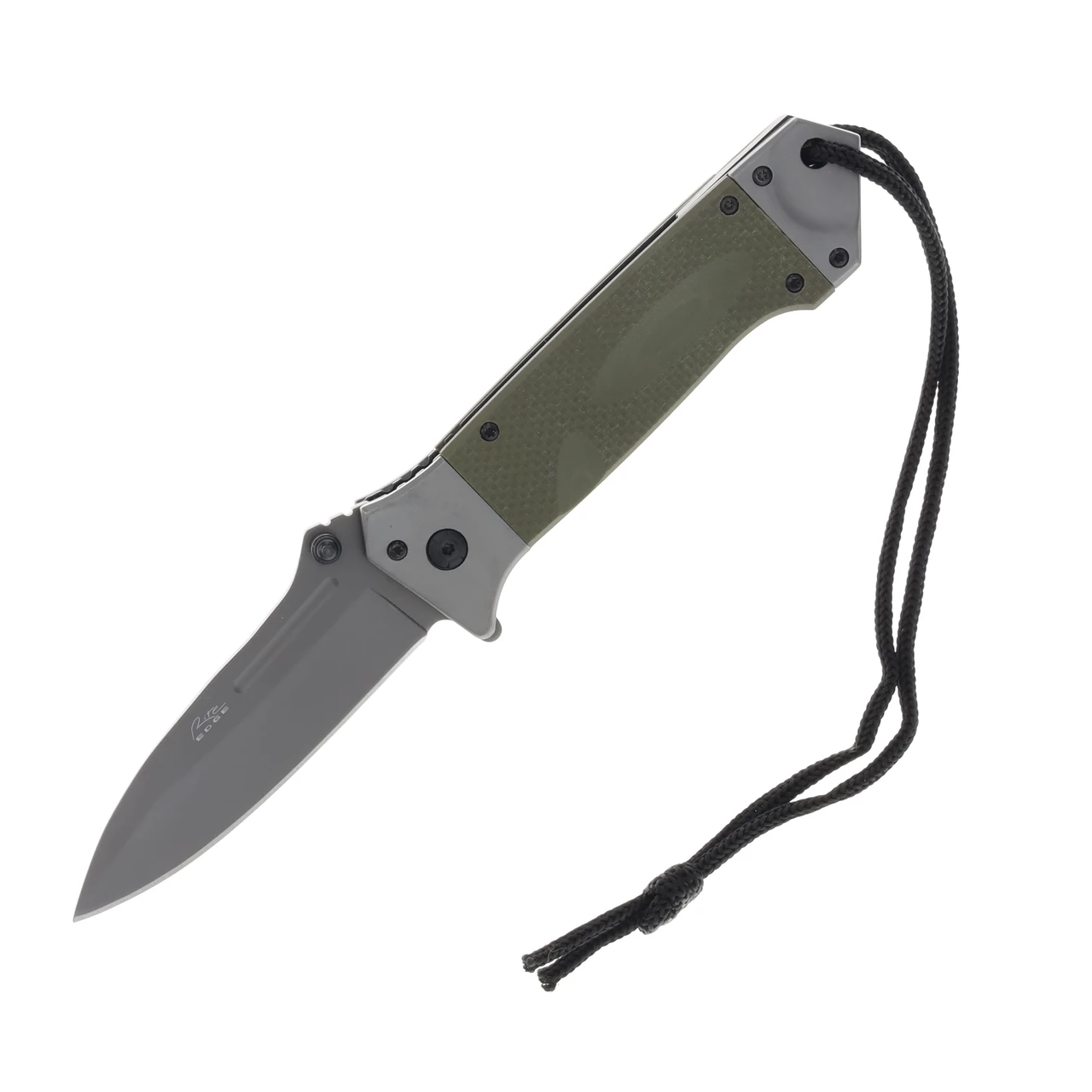 Szco Task Force Folding Knife Olive Green 3.75 Inch Plain Drop Point 300362GN