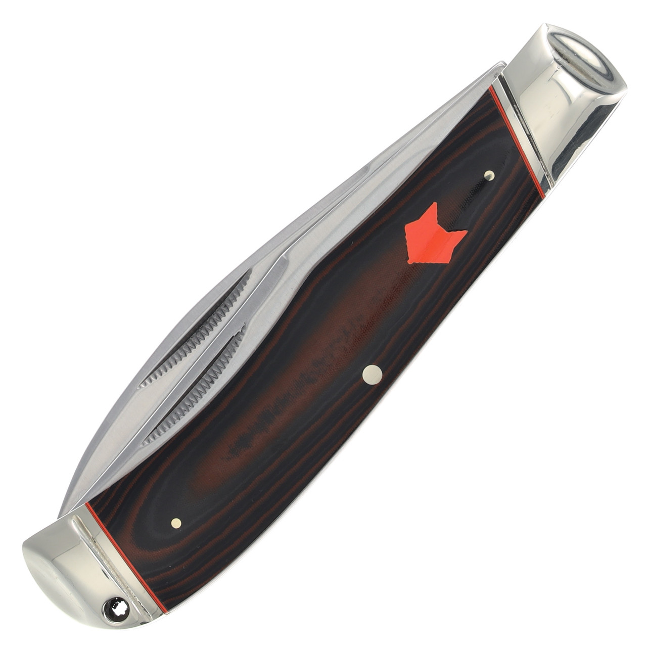 Rough Ryder Desert Fox Jumbo Trapper Folding Knife RR2305 - Smoky