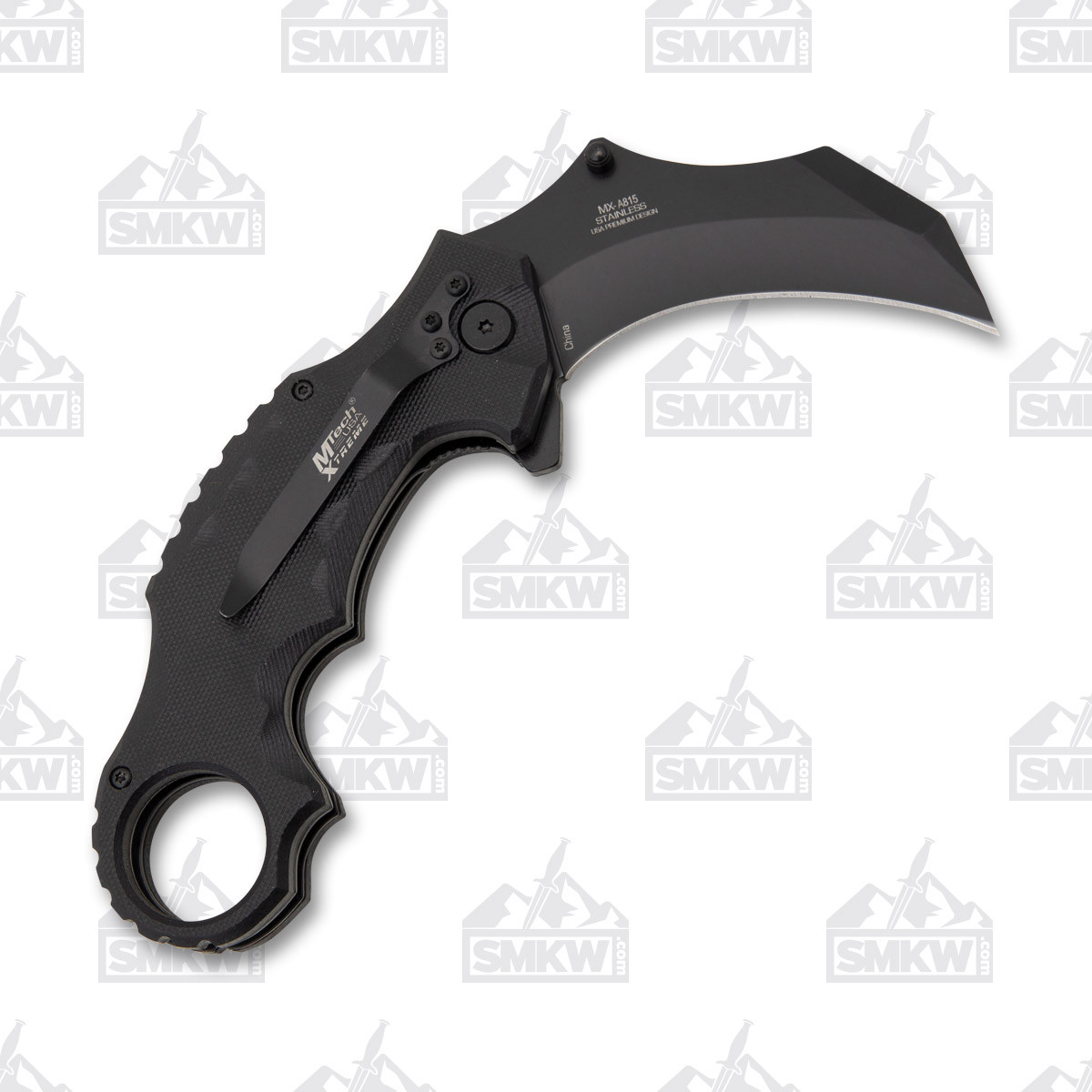 MTech Xtreme Assisted Folding Knife Karambit 2.5in Hawkbill Black