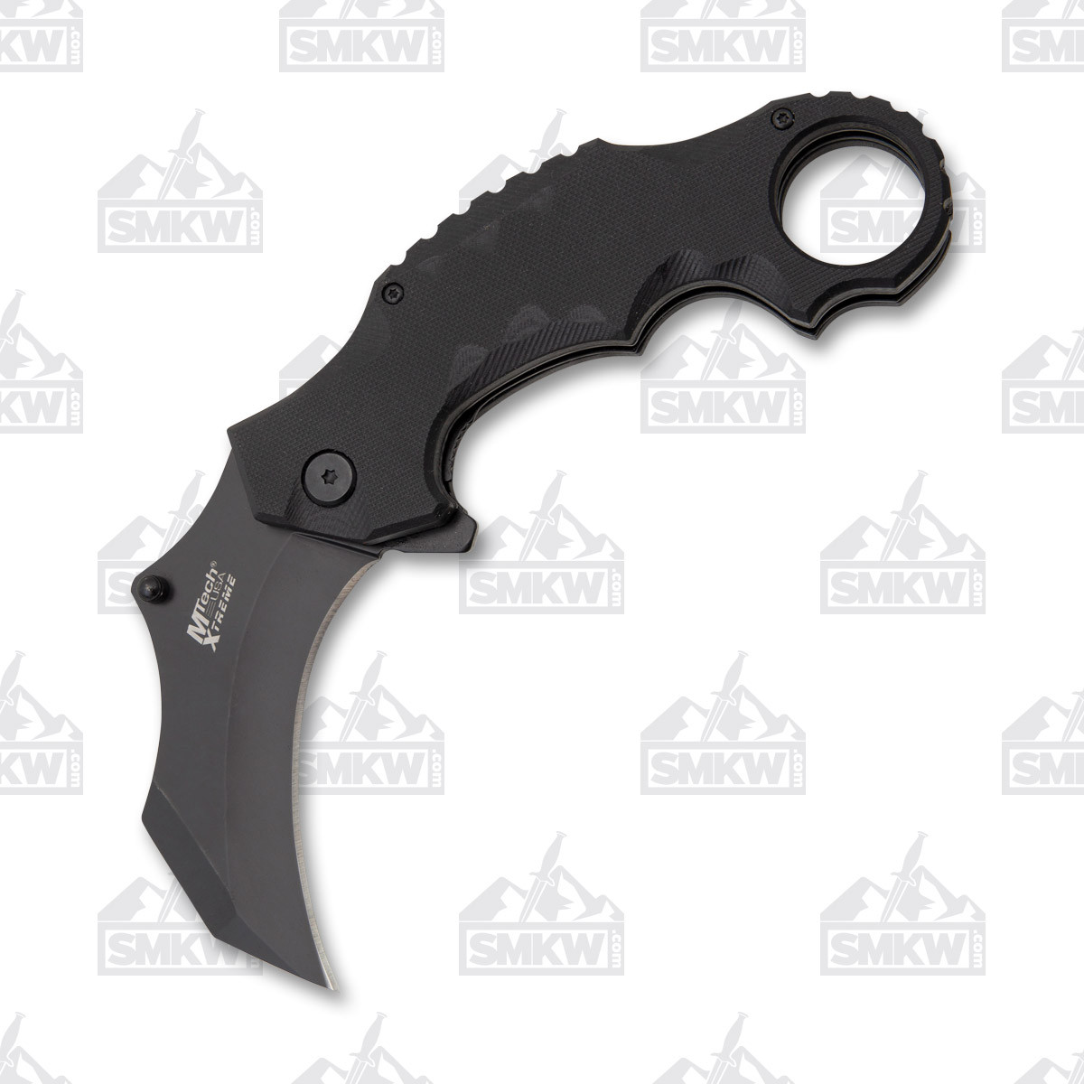 MTech Xtreme Assisted Folding Knife Karambit 2.5in Hawkbill Black