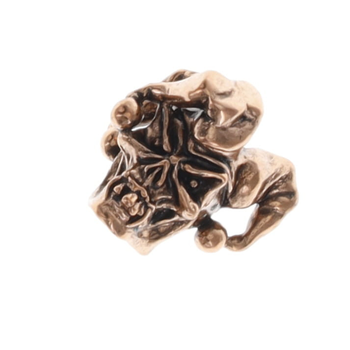 Schmuckatelli Co. "Jester" Antique Copper Skull Bead