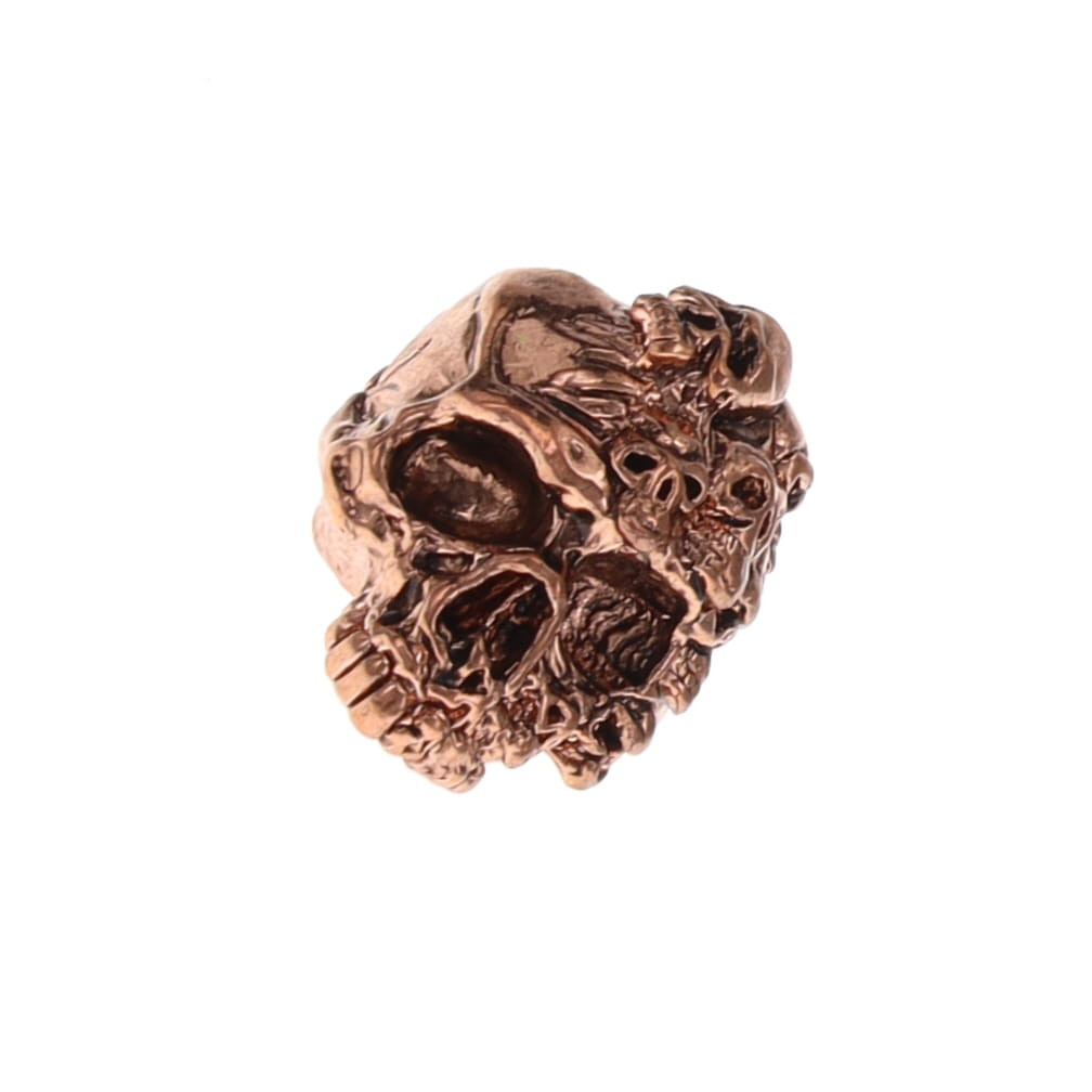 Schmuckatelli Co. Mind Skull Bead – Antique Copper Plating