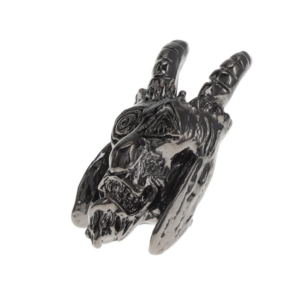 Schmuckatelli Co. "Tactical Goat" Hematite Bead